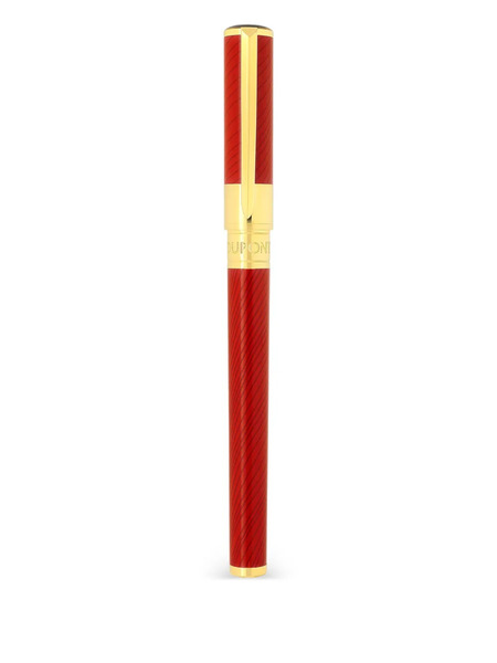  S.t. Dupont Striped Rollerball Pen - Red 