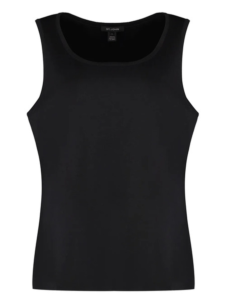  St. John Fine-knit Tank Top - Black 