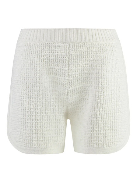  St. John Knitted Shorts - White 