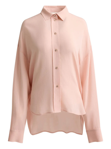  St. John Sharon Long-sleeves Blouse - Pink 