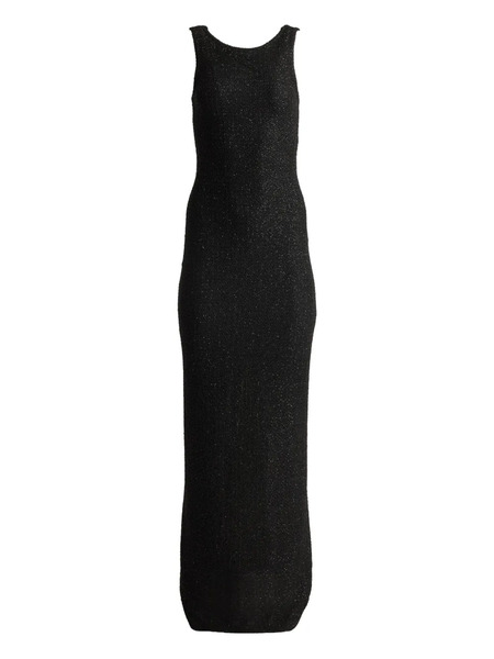  St. John Sleveless Maxi Dress - Black 
