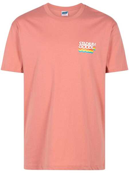 Stadium Goods® Gradient Logo Cotton T-shirt - Pink 