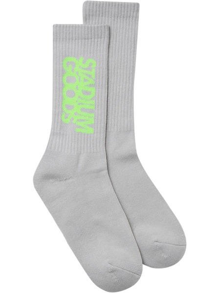  Stadium Goods® Logo glow In The Dark Crew Socks - Grey 