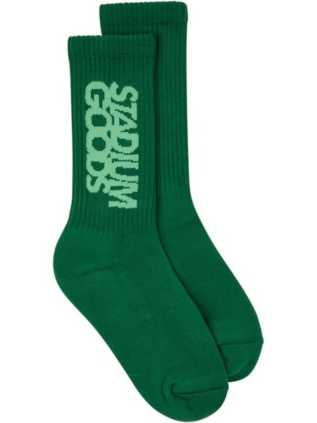  Stadium Goods® Logo-print chlorophyll Crew Socks - Green 