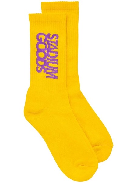  Stadium Goods® Logo showtime Crew Socks - Yellow 