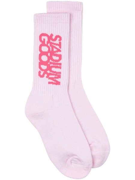  Stadium Goods® Ribbed Logo blizzard Pink Socks 