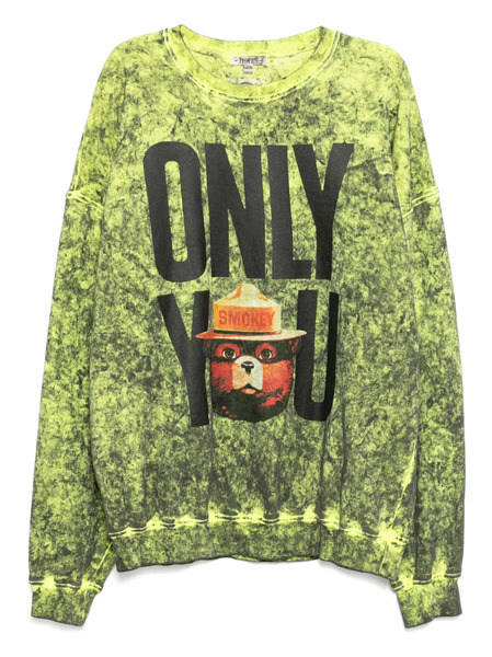  Stain Shade Graphic-print Sweatshirt - Green 