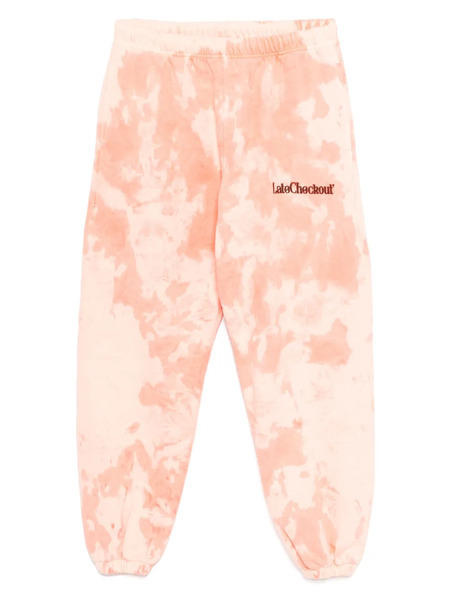  Stain Shade Tie-dyed Pants - Orange 