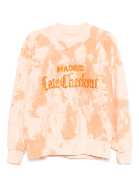  Stain Shade Tie-dyed Sweatshirt - Orange 
