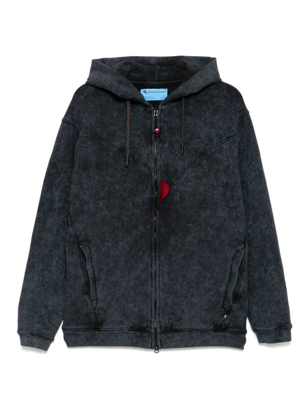  Stain Shade Zip-up Sweatshirt - Grey 