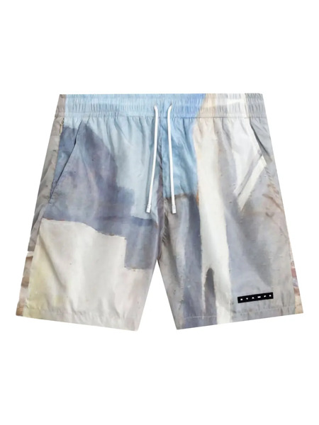  Stampd Moroccan City Track Shorts - Blue 