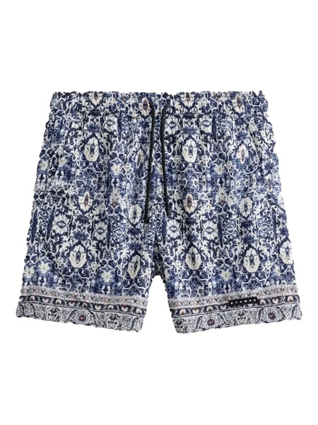  Stampd Rug Trunk Shorts - Blue 