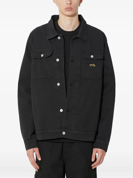  Stan Ray Button-fastening Overshirt - Black 