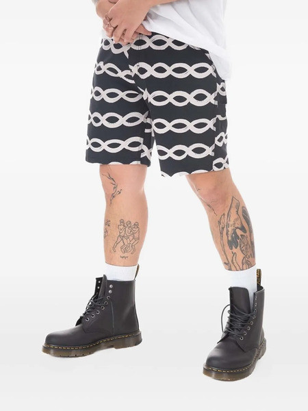  Stan Ray Chain-link Print Shorts - Black 