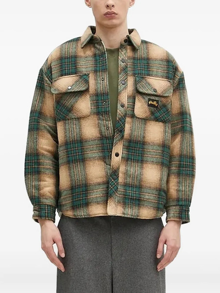 Stan Ray Checked Shirt Jacket - Green 