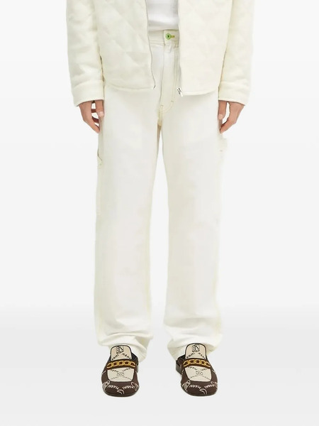 Stan Ray Contrast-stitch Trousers - White 