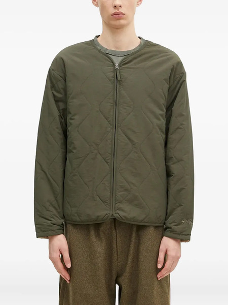  Stan Ray Quilted Zip-up Jacket - Green 