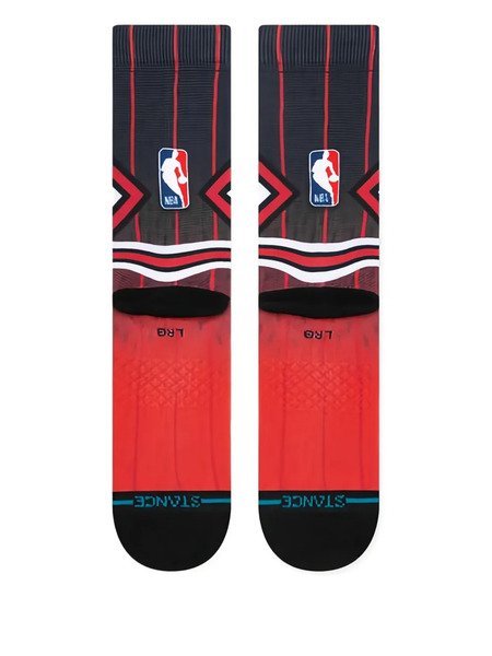  Stance X Nba Chicago Bulls Fader Socks - Red 