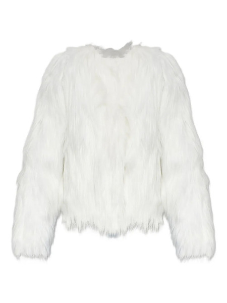  Stand Studio Eilish Faux-fur Jacket - White 