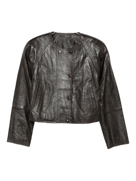  Stand Studio Leather Coat - Brown 