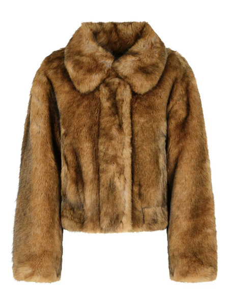  Stand Studio Lena Faux-fur Jacket - Brown 