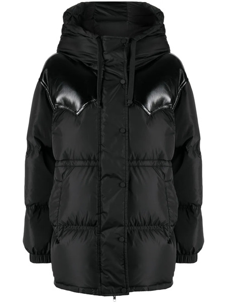  Stand Studio Matterhorn Panelled Padded Coat - Black 