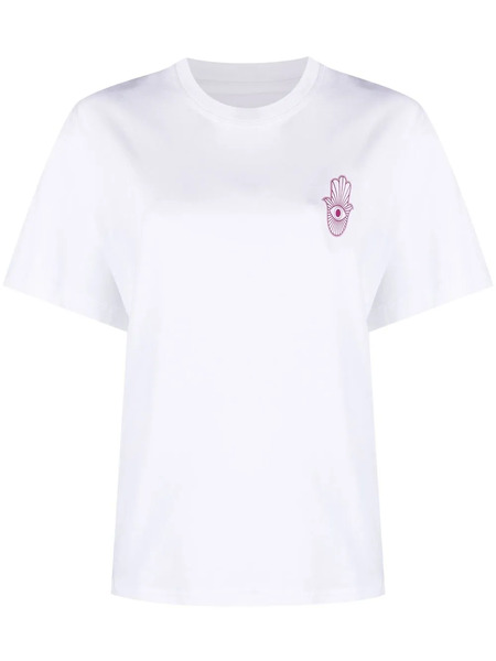  Stand Studio Motif-print Short-sleeve T-shirt - White 