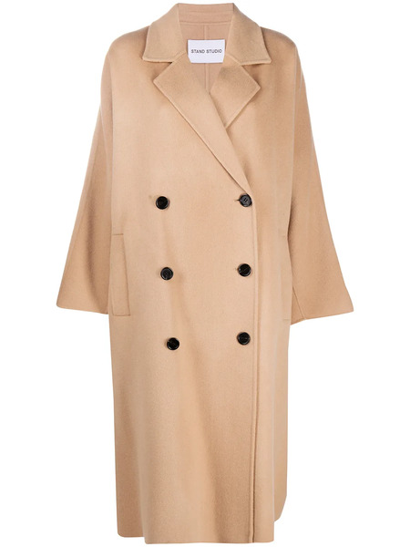  Stand Studio Oversized Double-breasted Coat - Neutrals 