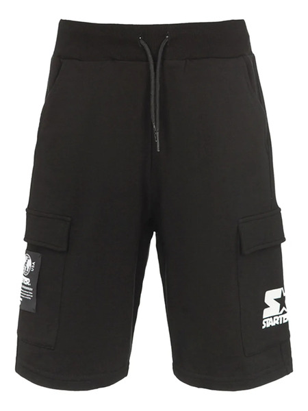  Starter Kids Cargo Pocket Shorts - Black 