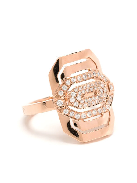  Statement Paris 18kt Rose Gold Mini My Way Diamond Cocktail Ring 