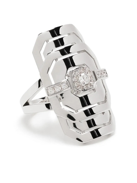  Statement Paris My Way Diamond Ring - Silver 