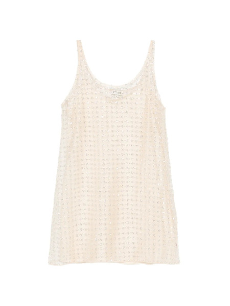  Staud Aurielle Mini Dress - Neutrals 