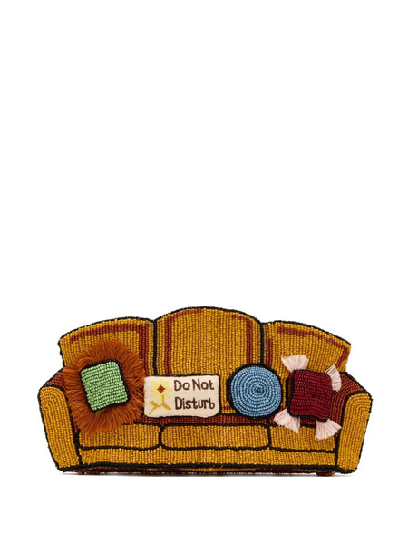  Staud Beaded Couch Clutch - Yellow 
