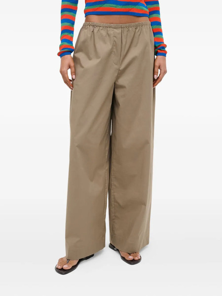  Staud Bonfire Elasticated-waistband Trousers - Brown 