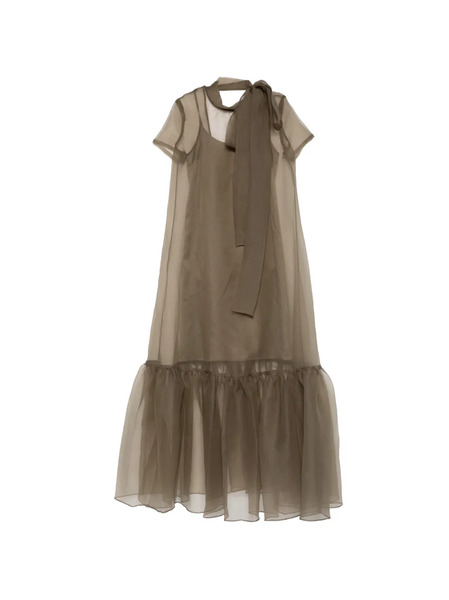  Staud Calluna Ruffled Maxi Dress - Green 