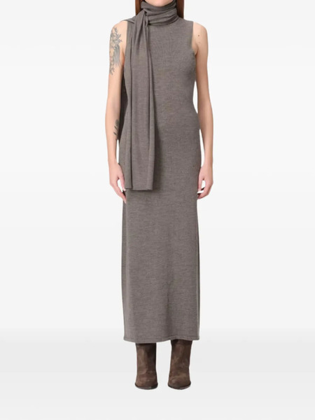 Staud Canal Roll-neck Maxi Dress - Brown 