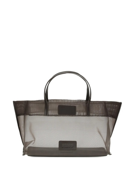  Staud Christos Mini Mesh Tote Bag - Brown 