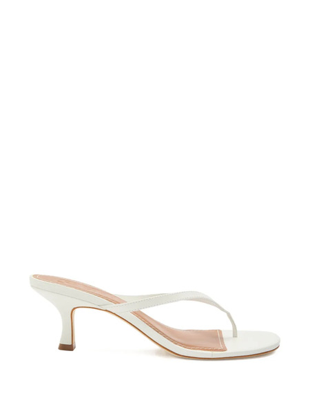  Staud Freja Thong-strap Sandals - White 
