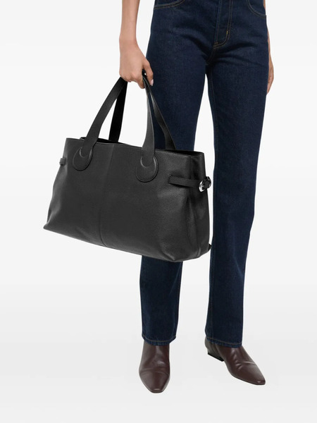  Staud Piper Leather Tote Bag - Black 