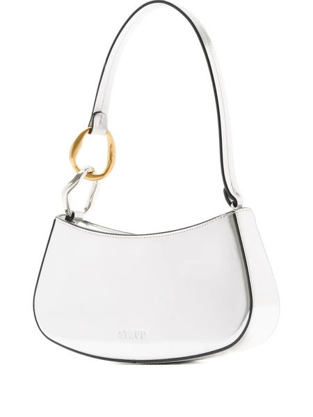  Staud Small Ollie Chain Shoulder Bag - White 