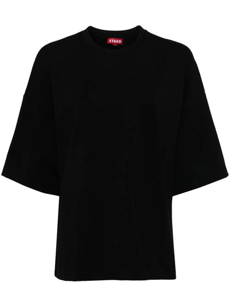  Staud Straight Hem T-shirt - Black 