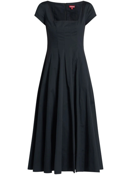  Staud Wells Midi Dress - Black 