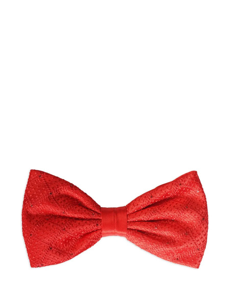  Stefano Ricci Crystal-embellished Embroidered Bow Tie 