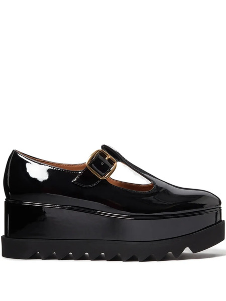  Stella Mccartney Buckle-detail Platform Pumps - Black 
