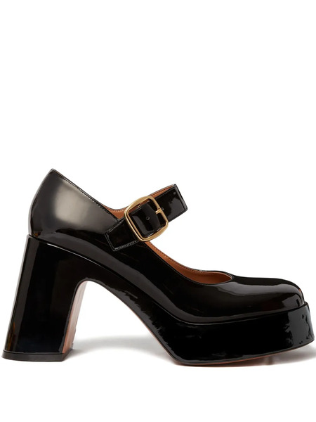  Stella Mccartney Buckle-fastening Platform Pumps - Black 