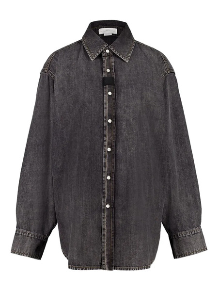  Stella Mccartney Button-up Denim Shirt - Grey 