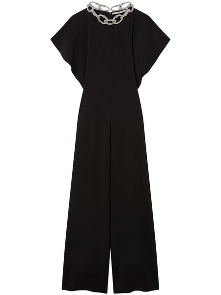  Stella Mccartney Chain-embellished Jumpsuit - Black 