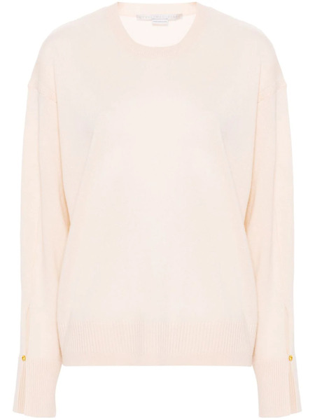  Stella Mccartney Crew-neck Long-sleeve Jumper - Pink 
