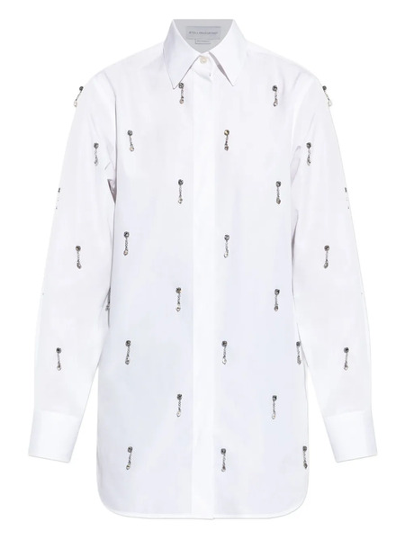  Stella Mccartney Crystal-embellished Shirt - White 