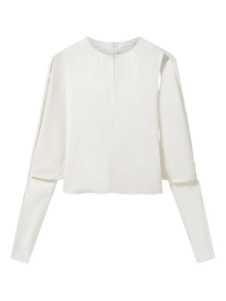  Stella Mccartney Cutout Detail Blouse - Neutrals 